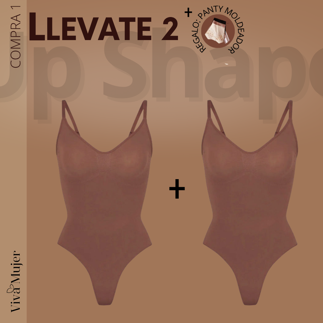 [Llevá 2, Pagá 1] Body Moldeador Up Shaper + Regalo Culotte Modelador