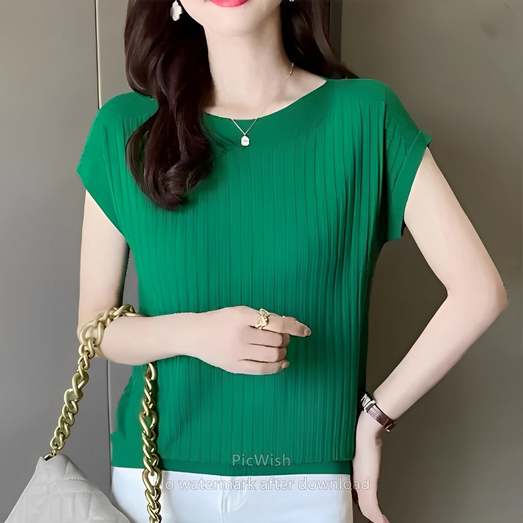 [Pagá 3, Llevate 5] Remeras Luna de Manga Corta en Lyocell y Poliéster (¡La Más Querida!)